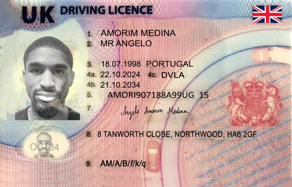 UK Driving Licence,dvla share code
