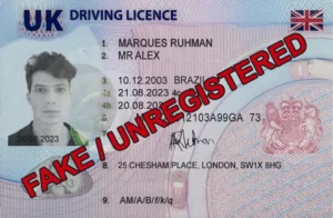Fake Full UK Driving Licence 300x196
