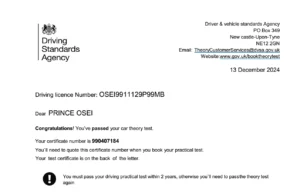 UK Driving Licence